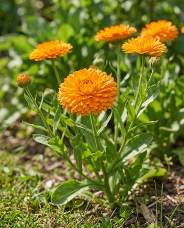 Kehäkukka Ball's Orange (Calendula officinalis) – yksivuotiset kukkasiemenet SeedsChoice-verkkokaupasta