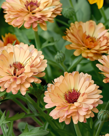 Kehäkukan siemenet Touch Of Red Buff (Calendula officinalis) – yksivuotinen kukka