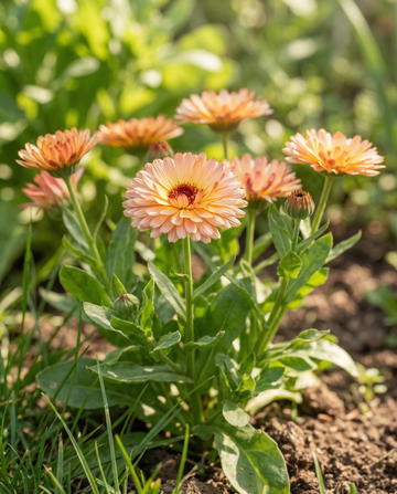 Marigold Touch Of Red Buff (Calendula officinalis) – yksivuotisten kukkien siemenet SeedsChoice-verkkokaupasta