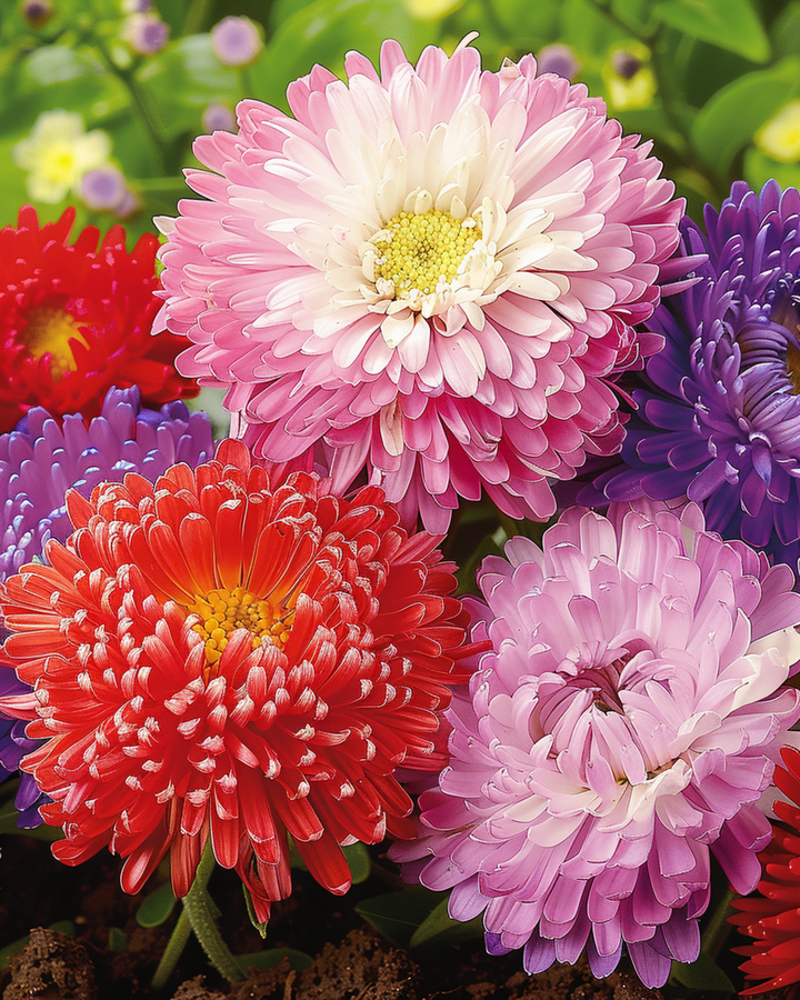 Aster Princesse Mixed seeds (Callistephus chinensis) – annual mix