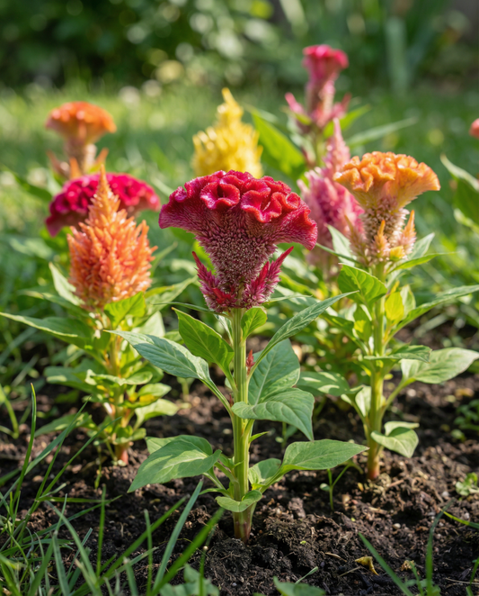 Cockscomb (Celosia argentea) – yksivuotiset mikseerisiemenet, SeedsChoice