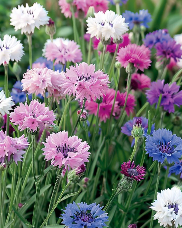 Ruiskaunokki Mixed -siemenet (Centaurea cyanus) – yksivuotinen kukka