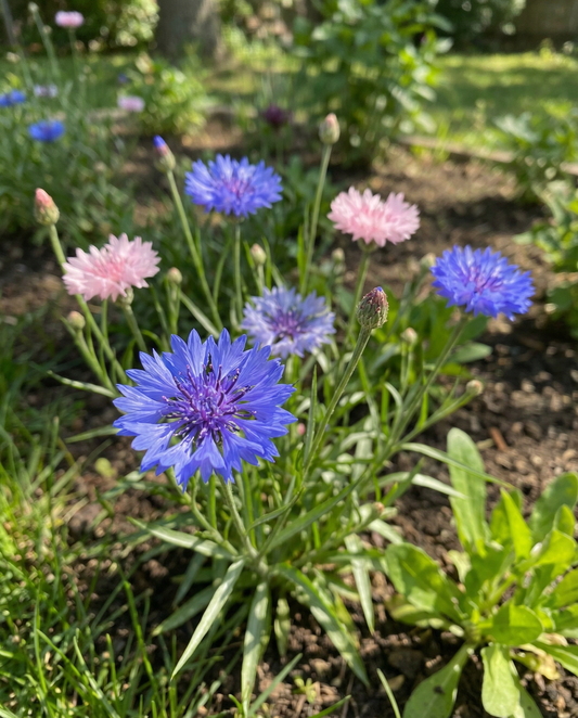 Ruiskaunokki Polka Dot Mix (Centaurea cyanus) – yksivuotiset kukkasiemenet | SeedsChoice