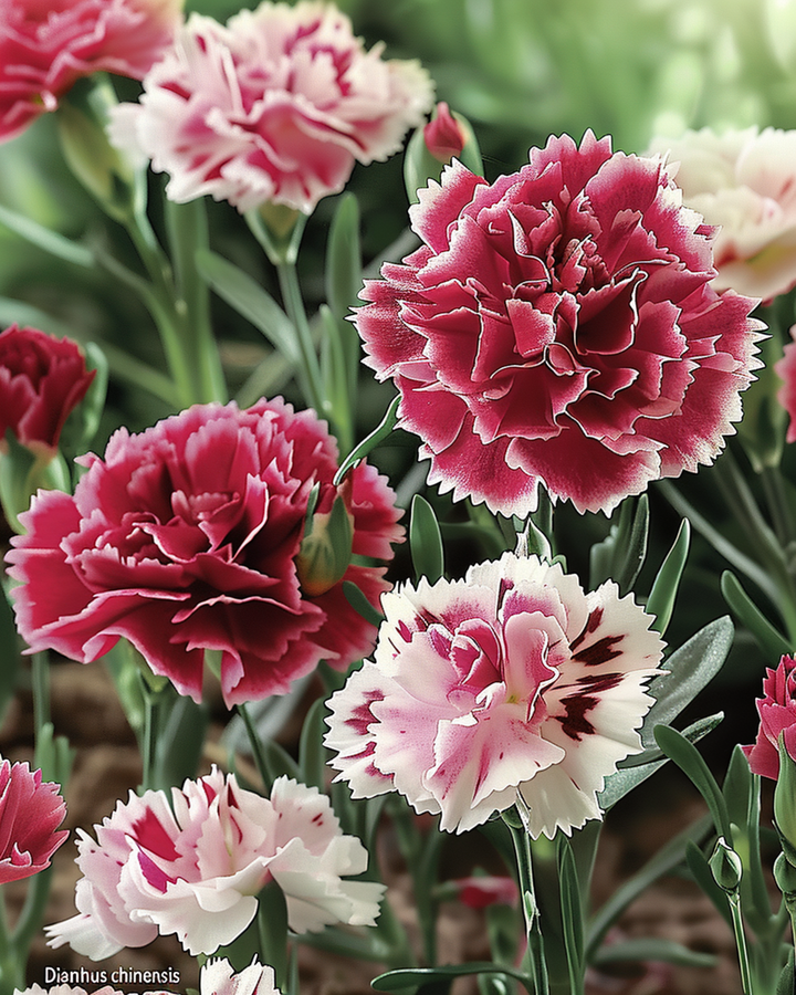 Indian Pinks Double Mix -siemenet (Dianthus chinensis) – yksivuotinen kukka