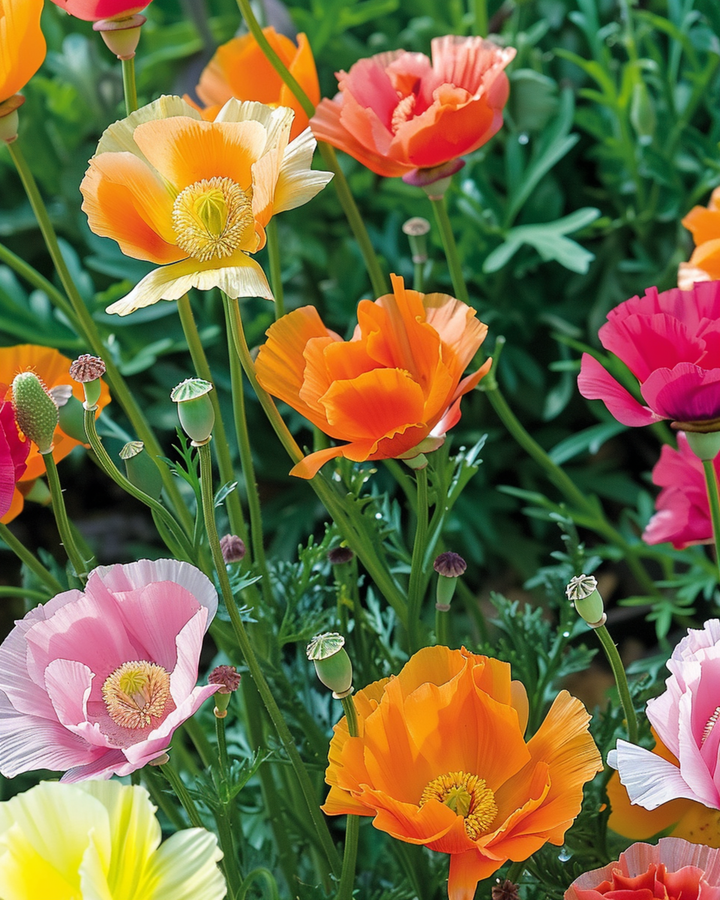 Double Flowered Mix seeds (Eschscholzia californica) – annual flower
