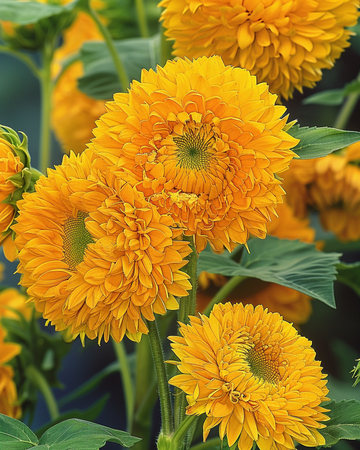 Auringonkukka Sungold Double Flowered Tall -siemenet (Helianthus annuus) – yksivuotinen kukka