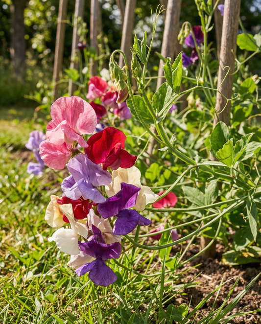 Haisuherne Royal Family Mixed Climbing (Lathyrus odoratus) – yksivuotiset köynnössiemenet – SeedsChoice