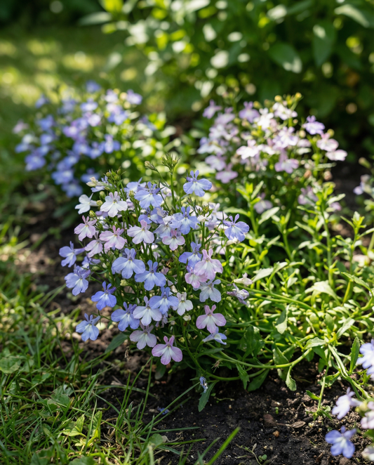 String Of Pearls Mixed (Lobelia erinus) – yksivuotinen siemensekoitus SeedsChoicelta