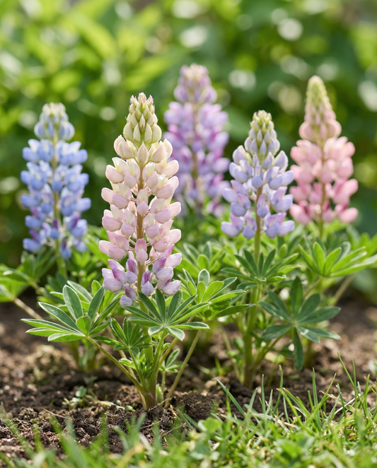 Lupin Pixie Delight (Lupinus nanus) – yksivuotiset kukkiasiemenet | SeedsChoice