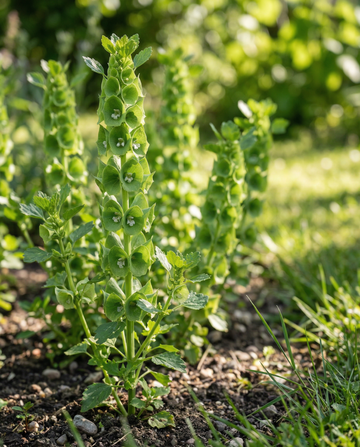 Bells Of Ireland leikkovihreä (Moluccella laevis) – yksivuotiset kukkasiemenet SeedsChoice'lta