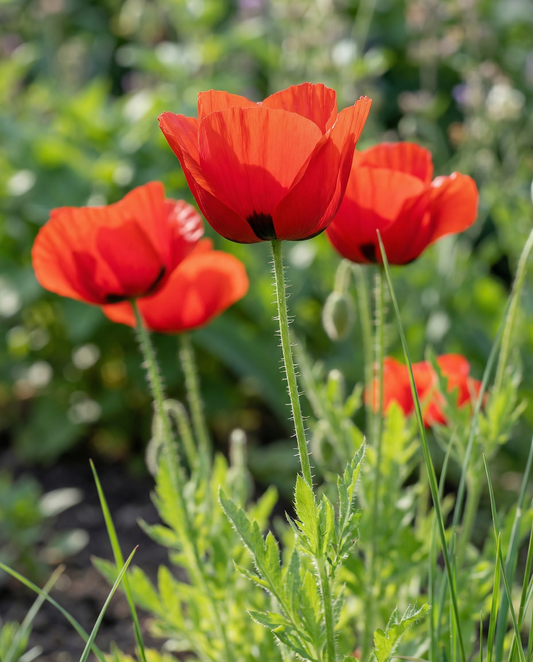 Tulip Poppy (Papaver glaucum) – annual flower seeds from SeedsChoice