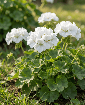 Pelargoni Apollo F1 White (Pelargonium zonale) – yksivuotiset siemenet | SeedsChoice