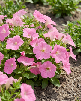 Petunia Rose of Heaven -siemenet Petunia Hybrida vuotuinen ruusunpunainen