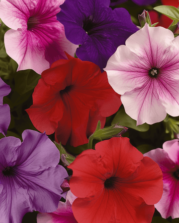 Cascade F1 siemenet (Petunia pendula) – yksivuotinen sekoitus