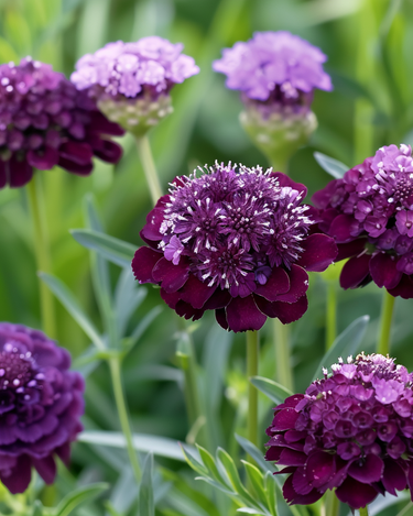 Deep Purple Pincushion seeds (Scabiosa atropurpurea) – annual flower
