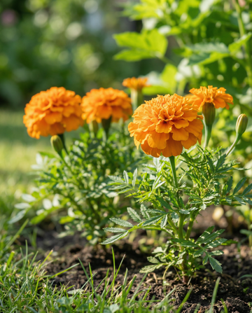 Ranskalainen samettikukka Bolero (Tagetes patula) – yksivuotiset kukkasiemenet | SeedsChoice