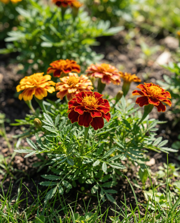 Ranskalainen samettikukka Bonita Mix (Tagetes patula) – yksivuotiset kukkasiemenet | SeedsChoice