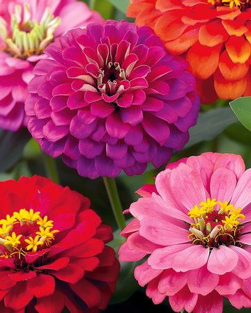 Dahlia Flowered -siemenet (Zinnia elegans) – yksivuotinen kukka