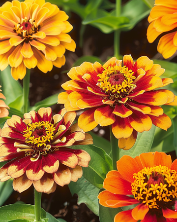 Persian Carpet -siemenet (Zinnia haageana) – yksivuotinen