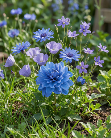 Blue Summer Mix Shades – yksivuotiset kukkasiemenet SeedsChoice-verkkokaupasta