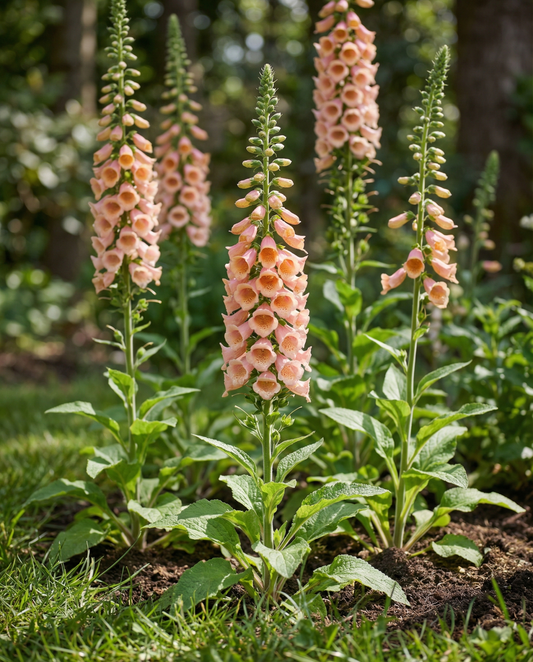Apricot Beauty (Digitalis purpurea) – kaksivuotiset kukkasiemenet SeedsChoice-verkkokaupasta