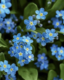 Forget-Me-Not Seeds Blue Ball Myosotis Alpestris Biennial