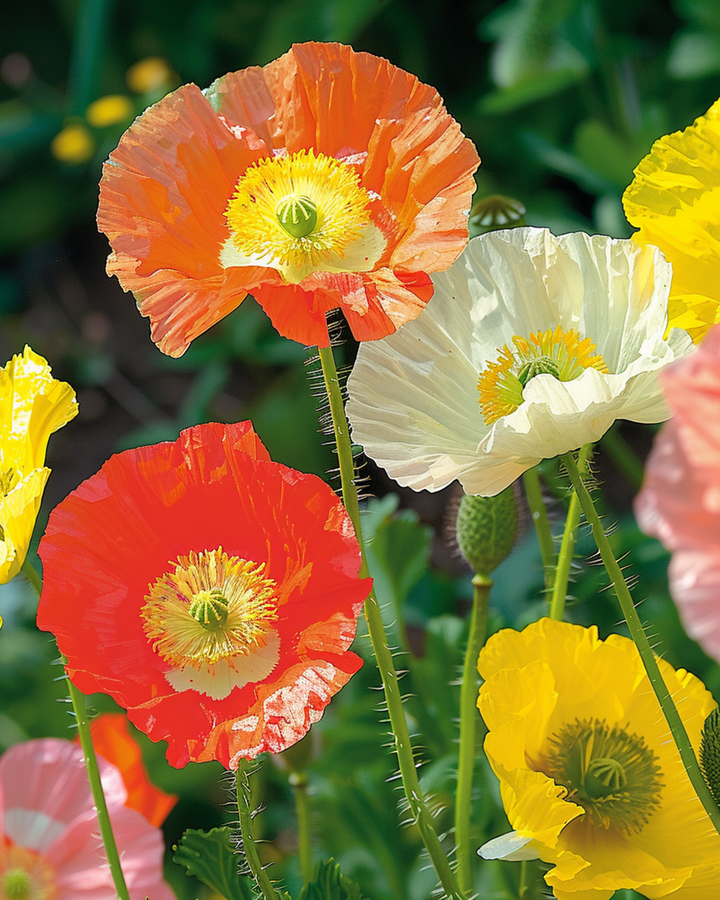 Island Poppy Mix -siemenet (Papaver nudicaule) – kaksivuotinen kukka