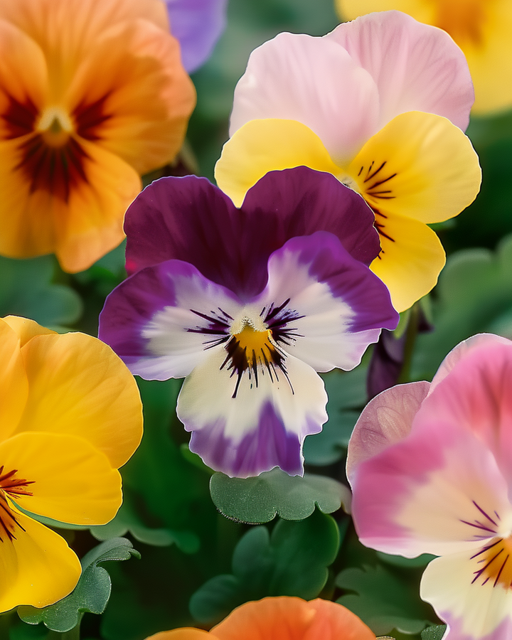 Orvokin Trimardeau Mixed siemenet (Viola wittrockiana) – kaksivuotinen kukka