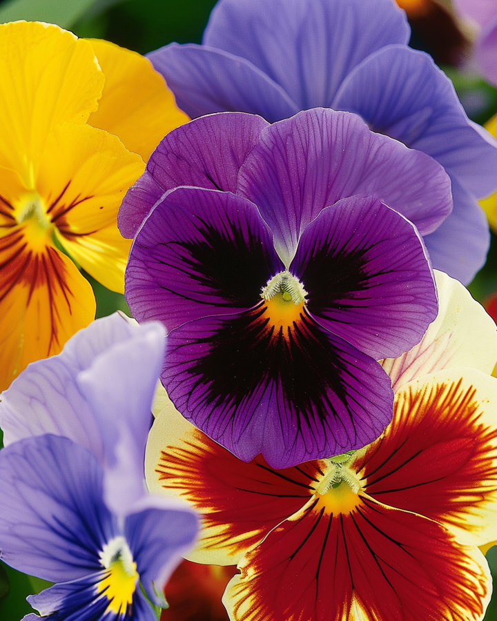 Orvokki Aalsmeer Giants Mixed siemenet (Viola wittrockiana) – kaksivuotinen kukka