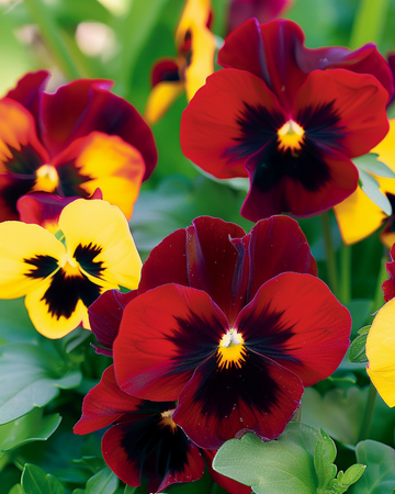 Pansy Red Wing seeds (Viola wittrockiana) – biennial flower
