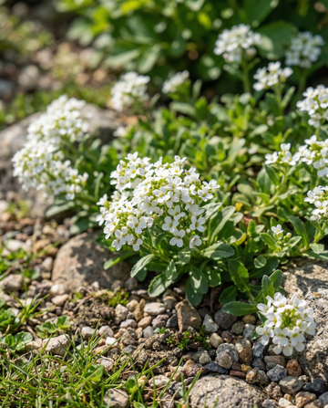 Rock Cress Snowball (Arabis alpina) – monivuotiset siemenet SeedsChoicelta