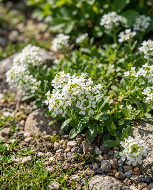 Rock Cress Snowball (Arabis alpina) – monivuotiset siemenet SeedsChoicelta