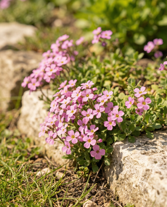 Aubrietia Whitewell Gem (Aubrieta hybrida) – monivuotiset siemenet, SeedsChoice
