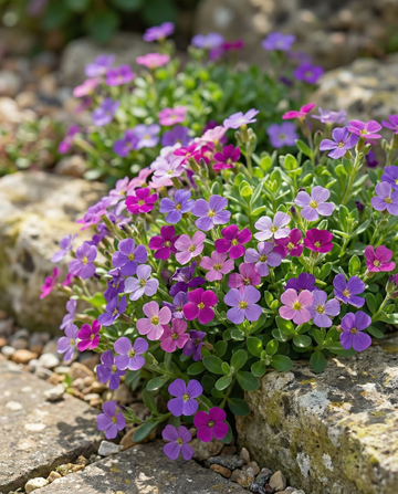 Rock Cress Purple Mix (Aubrieta hybrida) – monivuotiset kasvisiemenet SeedsChoicelta