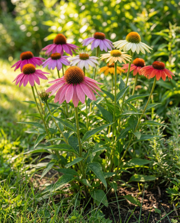 Kartiopäivänhattu Paradiso Mix (Echinacea purpurea) – monivuotiset kukkasiemenet | SeedsChoice