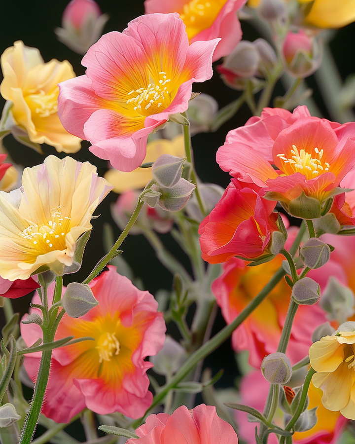 Rock Rose Mixed Colors -siemenet (Helianthemum mutabile) – monivuotinen sekoitus
