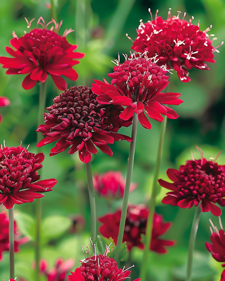 Makedonialaisen skabioosin Red Knight -siemenet (Knautia macedonica) – monivuotinen