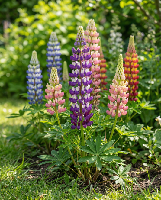 Lupin Russell Hybrids Mixed (Lupinus polyphyllus) – monivuotiset kukkasiemenet SeedsChoicelta