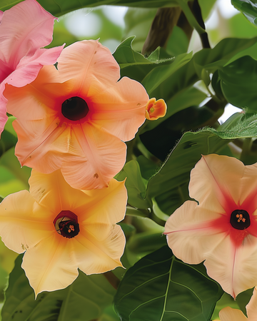 Black Eyed Susan African Sunset -siemenet (Thunbergia alata) – monivuotinen sekoitus