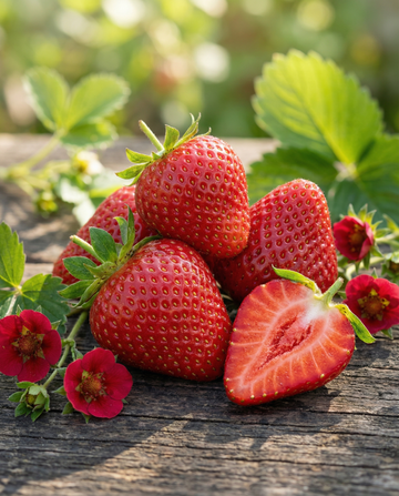 Mansikan Ruby Ann F1 (Fragaria ananassa) – monivuotiset siemenet SeedsChoicelta