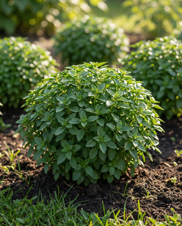 Pot Basil Bascuro Dark Green (Ocimum basilicum) – annual herb seeds from SeedsChoice