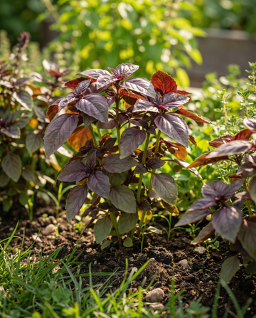 Makea basilika Red Lizzy (Ocimum basilicum) – yksivuotiset yrtinsiemenet SeedsChoice-kaupasta