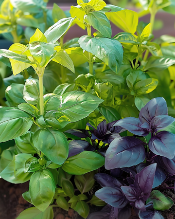 Sweet Basil Mixed Mix -siemenet (Ocimum basilicum) – yksivuotinen yrtti