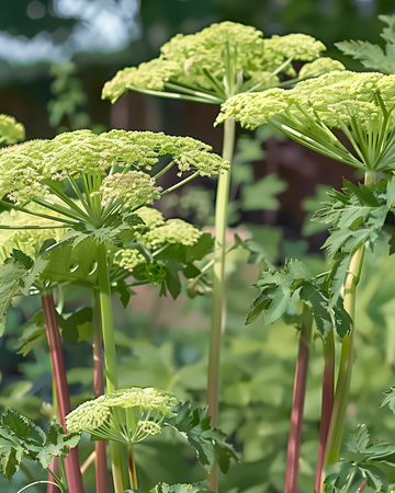 Väinönputkisiemenet Angelica Archangelica monivuotinen yrtti (Angelica archangelica) – monivuotinen yrtti