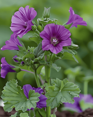 Malvasiemenet (Malva sylvestris) – monivuotinen yrtti