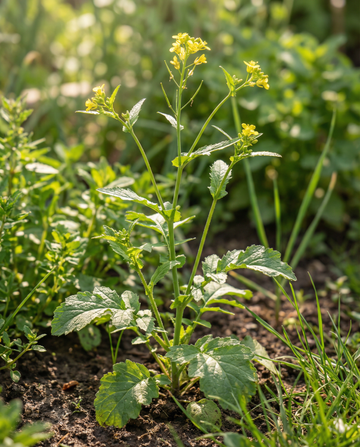 Keltainen sinappi (Sinapis alba) – yksivuotiset yrttisiemenet SeedsChoicelta