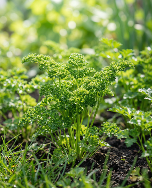 Kähäräpersilja Bravour (Petroselinum crispum) – yksivuotiset yrttisiemenet | SeedsChoice