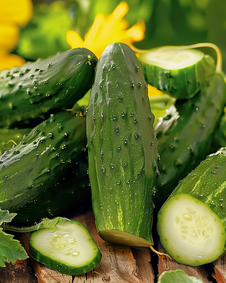 Maustekurkku National Parisian Pickling siemenet (Cucumis sativus) – yksivuotinen vihannes
