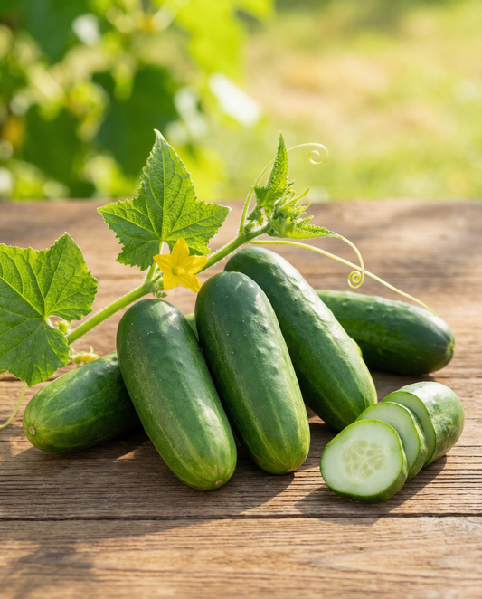 Maustekurkku Profi F1 Hybrid (Cucumis sativus) – yksivuotiset vihannessiemenet SeedsChoicelta