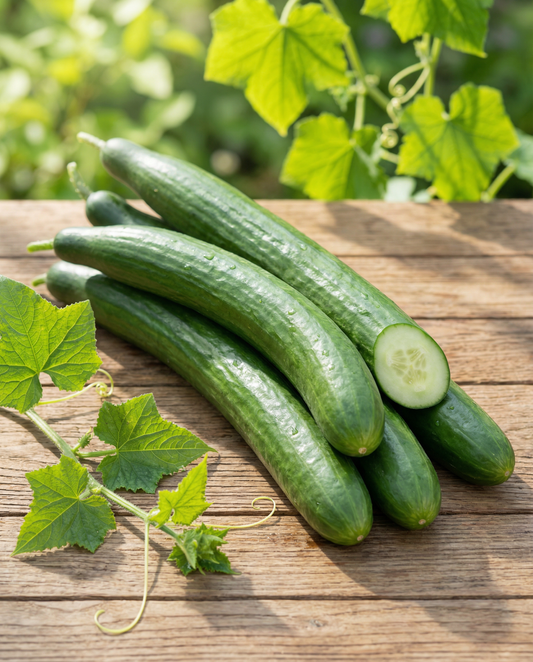 Cucumber Chinese Slangen (Cucumis sativus) – yksivuotiset vihannessiemenet SeedsChoice-verkkokaupasta